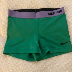 Nike pro dri fit spandex shorts